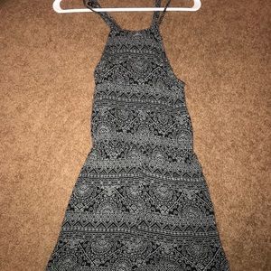 Black and white romper